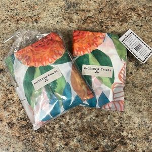 (2) MacKenzie Childs Kira Tote Bag